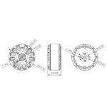 Tarot Martin 4012 320KV 6S Brushless Motor/Multi-rotor High Efficiency Long Endurance Motor 580W Power TL40P12